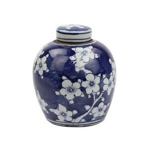 💙🤍 Chinoiserie Blue & White Plum Tree Jar 💙🤍